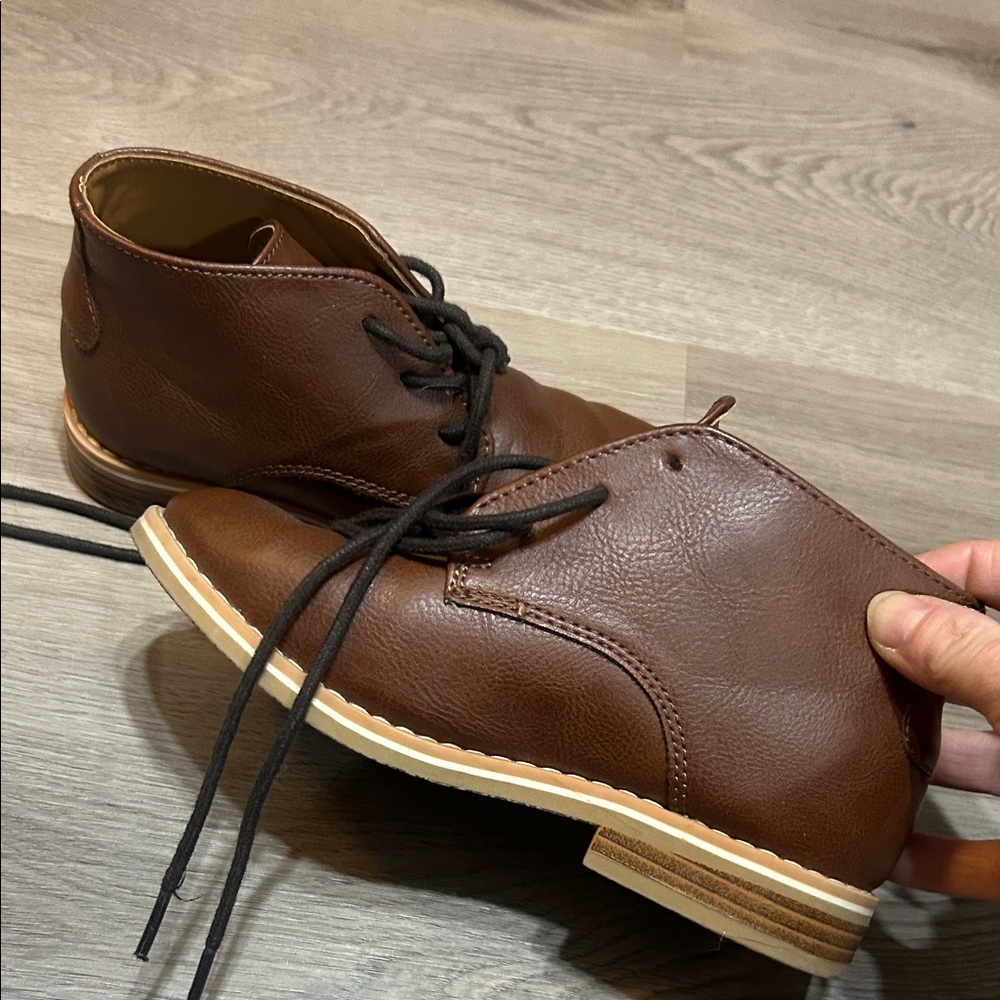 Cat & Jack Brown Kids Dress Shoes